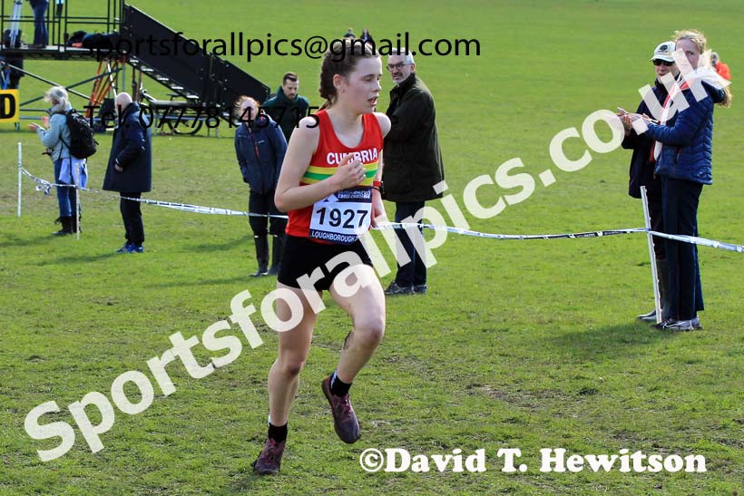 Womens Under-17s 2022 CAU Inter Counties Cross Country, Prestwold Hall, Loughborough.  Photo: David T. Hewitson/Sports for All Pics